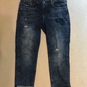 Distressed and cuffed jeans from Levi's